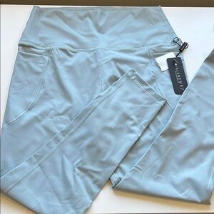 Seamless Blue Leggings